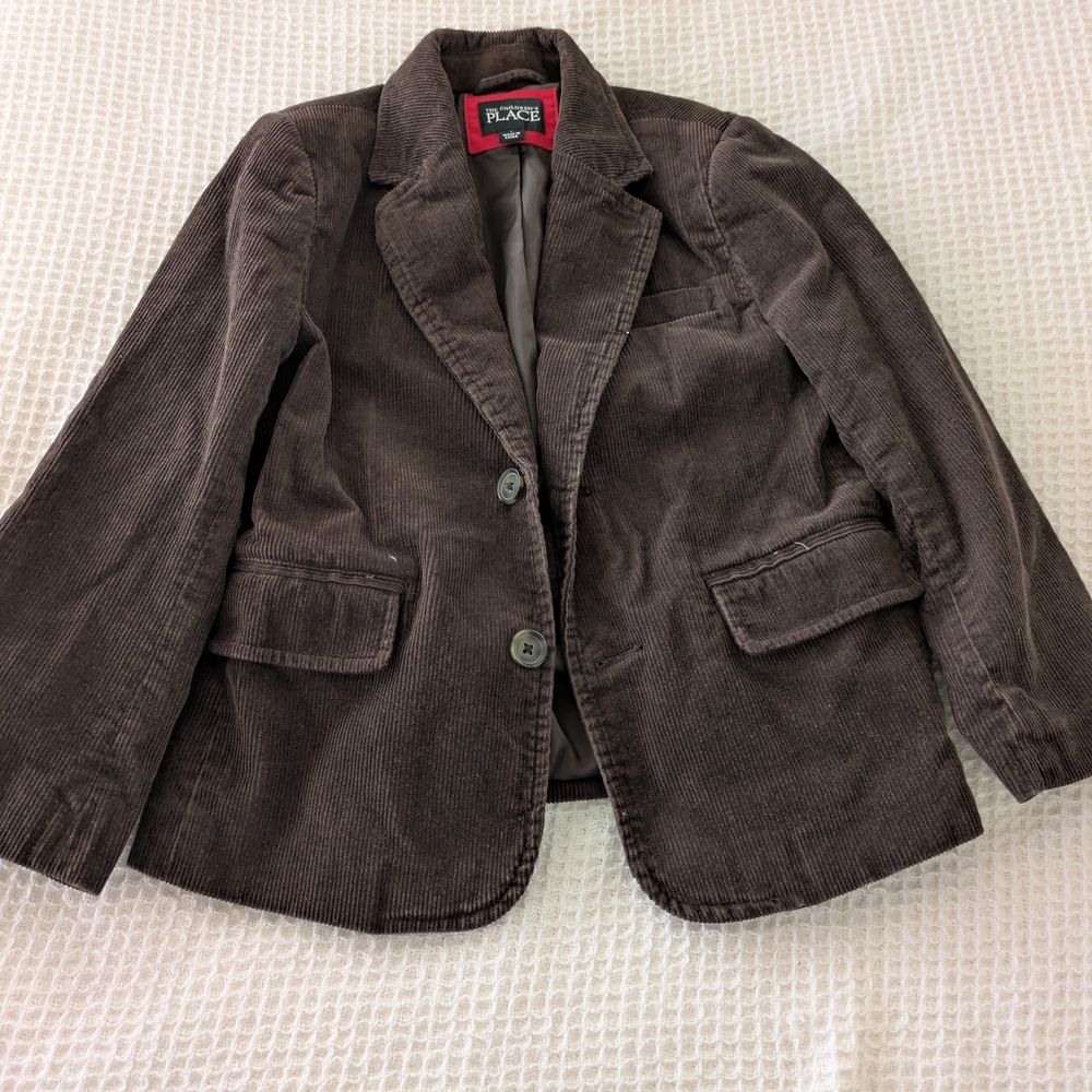 The Children's Place Brown Corduroy Blazer Jacket